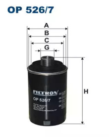 Масляный фильтр OP5267 FILTRON – фото